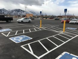 Spanish Fork ADA Parking Lot Striping